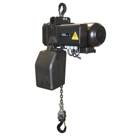 Elektrisk kättingtelfer kap. 500 kg, lyfthast. 6 m/min, 1-part, LH=3 m