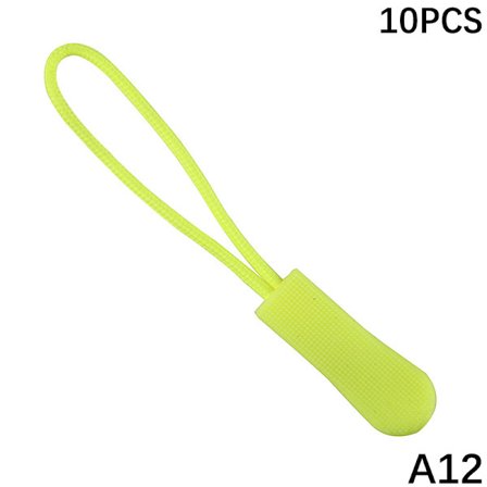 Ny 10 stk Glidelåstrekker End Fit Rope Tag Replacement Clip