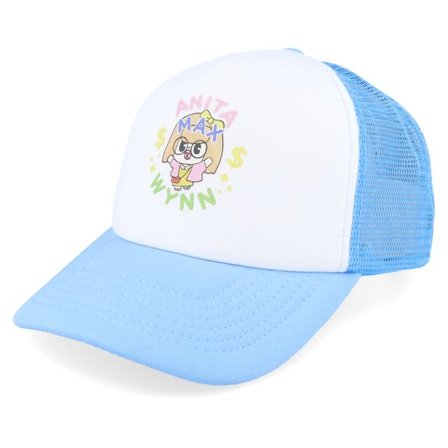 Iconic - Blå trucker Keps - Anita Max Wynn Foam Sky Blue/White Trucker @ Hatstore