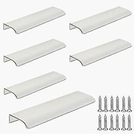 6 kpl Piilotettu Laatikonkahva 150mm Alumiiniseos Mattamusta