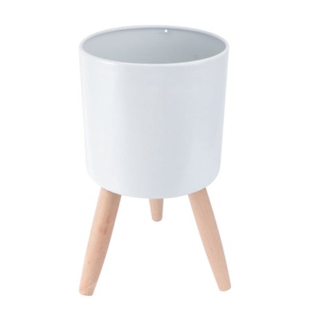 Blomkruka i järnkonst Blomkruka Krukväxtställ Hållare Display Rack Planter