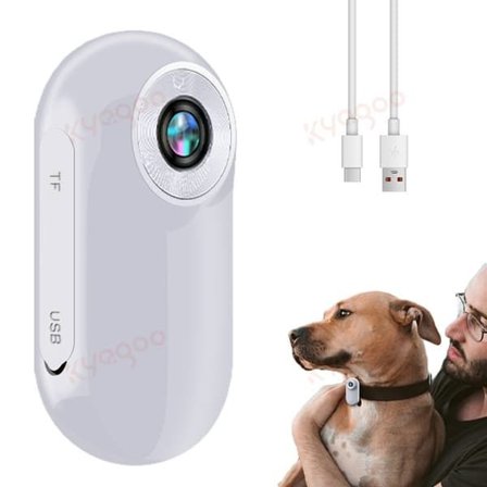 Lemmikkikamera - Ulkokäyttöön Tarkoitettu Kannettava Action Bodycam - Peukalokamera