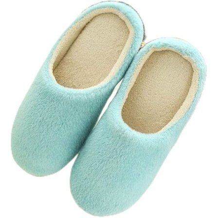Tøfler Vintervarme - Unisex Vintervarme Memory Foam Tøfler Varm Filt Tøfler Foret Tøfler Hjemmesko