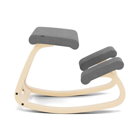 Varier Furniture Variable - Grey Wool - Natural base