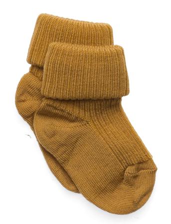 Anklesock 2/2 Pad Baby Socks & Tights Baby Socks Khaki Green Mp Denmark