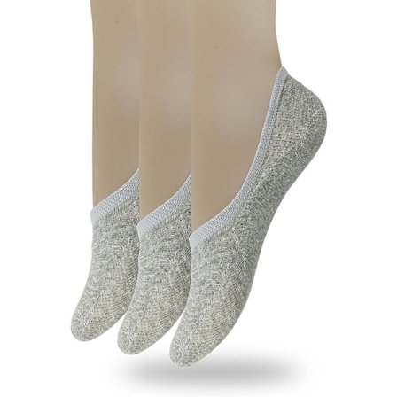Damsockor med förstärkt tå, halkfria, tunna, osynliga, platta båtstrumpor, lågt skurna, bomull, vardagliga, 3 par