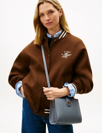 Tommy Hilfiger Th Heritage Mini Satchel - Grey - ONE SIZE