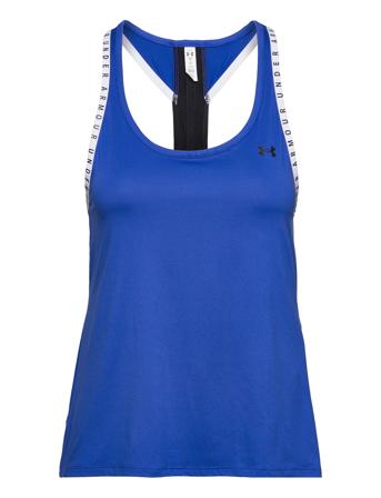 Ua Knockout Tank T-shirts & Tops Sleeveless Blå Under Armour*Betinget Tilbud