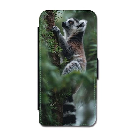 Söt Djur Lemur Samsung Galaxy A55 5G Flip Mobilfodral