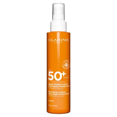 Clarins Spray Solaire Lacté Très Haute Protection SPF50+ 150ml - Latte solare corpo alta prot.