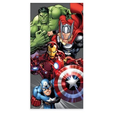 Badhandduk Avengers 60X120cm 100% bomull