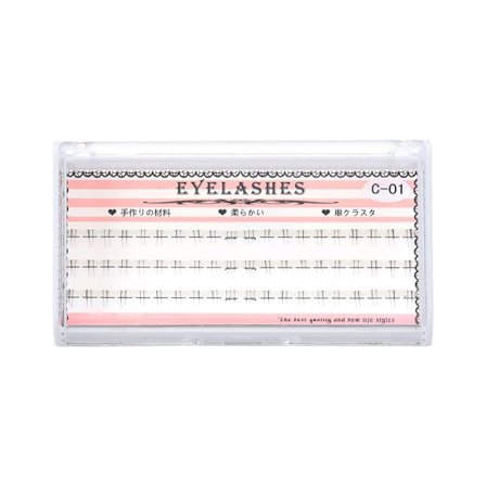 Segmenterede vipper Nedre øjenvipper Natural C-01