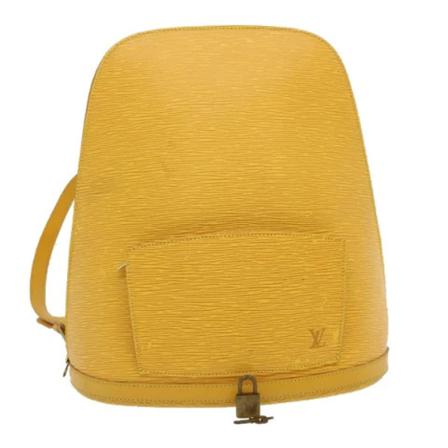 Louis Vuitton Vintage, Pre-owned Leather backpacks Geel, Dames, Maat:ONE Size