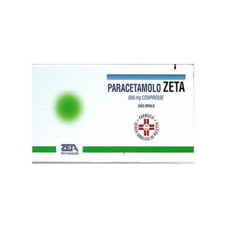 Paracetamolo Zeta 20 Compresse 500mg