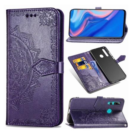 Mandala Honor 9X / 9X Pro Flip kotelot - Violetti Purple