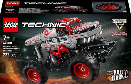 Lego Technic Monster Jam Thunderroarus Pull Back 42200, Børn & Forældre, Motorik & Bevægelse, Klodser Og Stabletårne