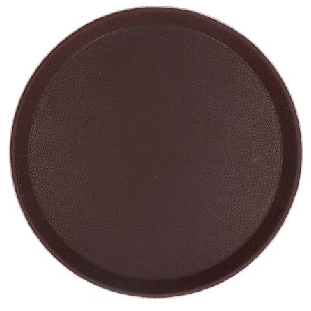 Rund serveringsbricka halkfri gummi härdat glasfiber värmebeständig bred applikation rund bricka för restaurang bar 35 cm rund