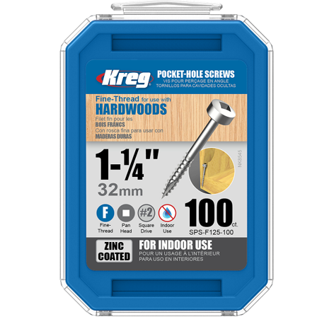 Kreg SPS-F125-100 Skruv 32 mm 100-pack, Infästning