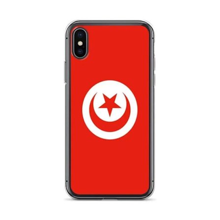 Coque Telefon Flagga Tunisien - iPhone X