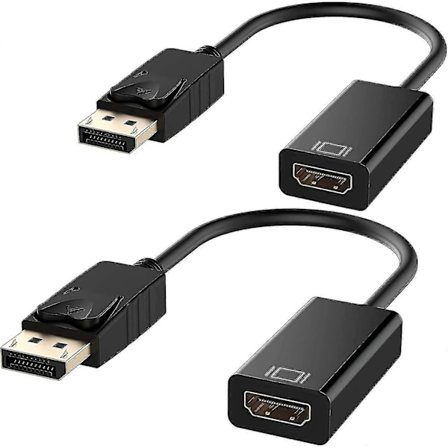 1080p Displayport Till HDMI Adapter, Svart