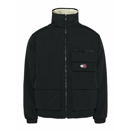 Tommy Jeans, Reversible jacket Czarny, Mężczyzna, Rozmiar: S
