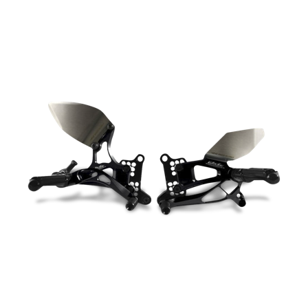 Estriberas Valter Moto Type 2.5 Cambio Inverso Negras - Suzuki GSX-S 1000 2015-2017