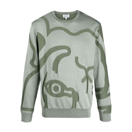 Kenzo Sweater Grøn, Herre