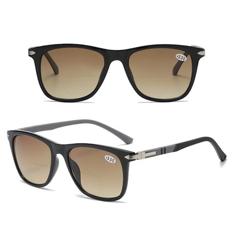 Bifokala Solglasögon UV-Skydd för Män & Kvinnor - Fyrkantig Design