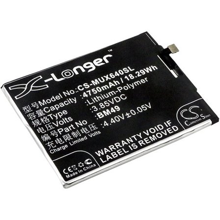 Akku älypuhelin, Matkapuhelin Xiaomi Max, Mi Max Dual SIM ja muut.