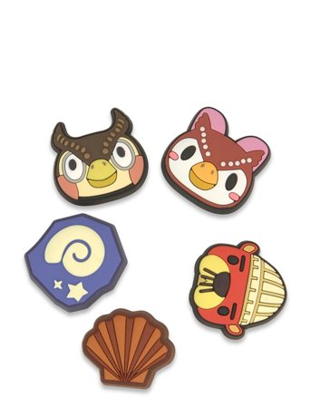 Animal Crossing Collector 5Pck Patterned Crocs