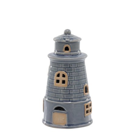 Chic Antique Lyshus-LED Fyrtårn ocean H12,5