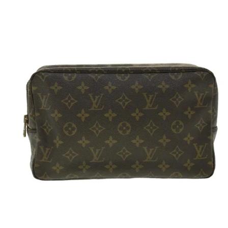 Louis Vuitton Vintage, Brown Canvas Louis Vuitton Trousse Toilette Bruin, Dames, Maat:ONE Size