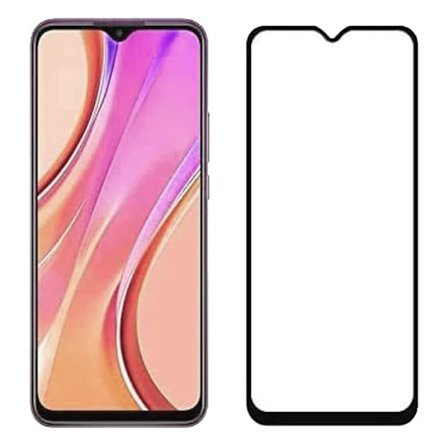 Heltäckande Härdat Glas 2.5D Skärmskydd Redmi 9C NFC (3-pack)