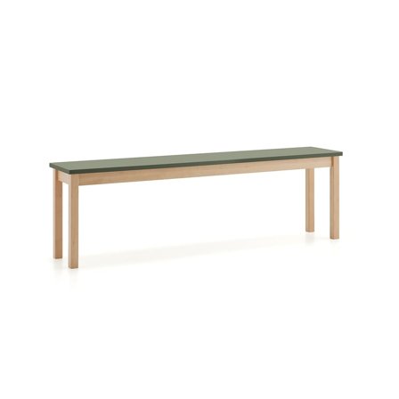 Bench seat ZET, 1800x440 mm, dark green