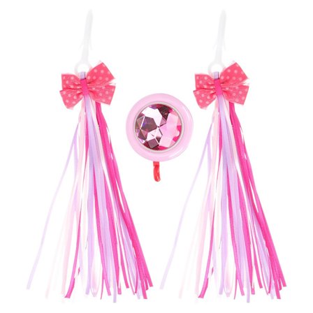 Barne-sykler Barne-sykkel Kvaster Styre Bånd Klokke Scooter Styre Streamers