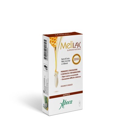Aboca Melilax Sollievo Naturale dalla Stitichezza 12 Supposte
