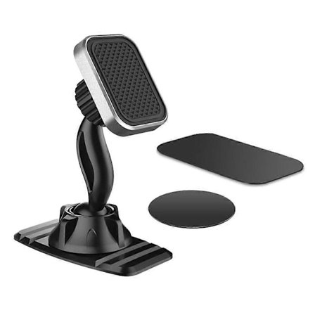 Magnetisk Telefonholder Bil Instrumentbræt Universal Magnet Smartphone Holdere Mobiltelefon Stand Mount Biltilbehør (Grå Stribe)