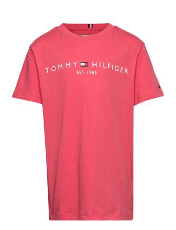 Essential Tee S/S T-shirts Short-sleeved Vaaleanpunainen Tommy Hilfiger