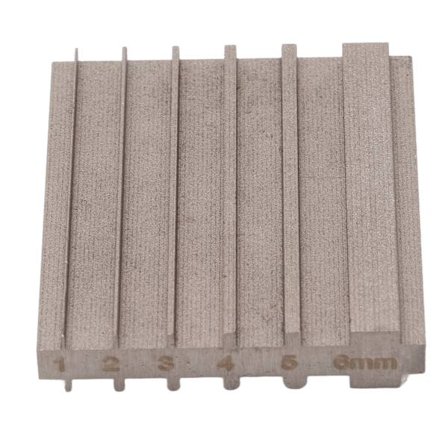 Reunanauhahiontajyrsin, DIY-terästyökalu, kestävä ja kätevä nahkareunan teroitin 6 mm leveälle lapiokorjaukselle, harmaa neliöaukko