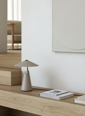 Taido bordlampe H38 - brun