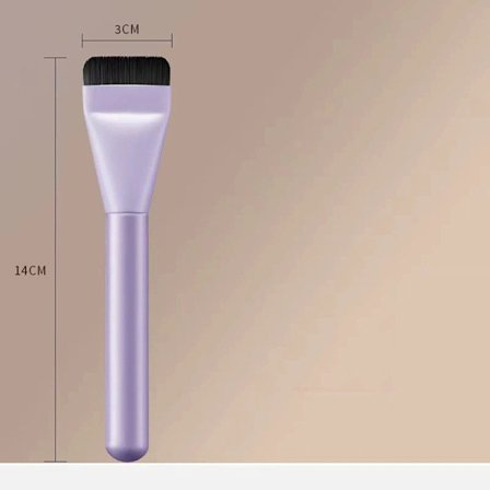 Rak linje foundation sminkborste Platt huvud sminkborste Botten sminkborste Speciell ansiktsmask skönhetsborste verktyg för flytande foundation