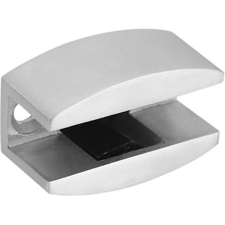 Bundguide, Skydende Til Gulvmontering I 304 Rustfrit Stål Til At Holde Glasdøren Justeret (8-14mm Glas)