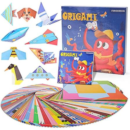 Gaver til 6 7 8 9 10 11 år gamle drenge og piger - Kunst og håndværk til piger og drenge i alderen 8-12 år - Origami papirhåndværk til børn i alderen 