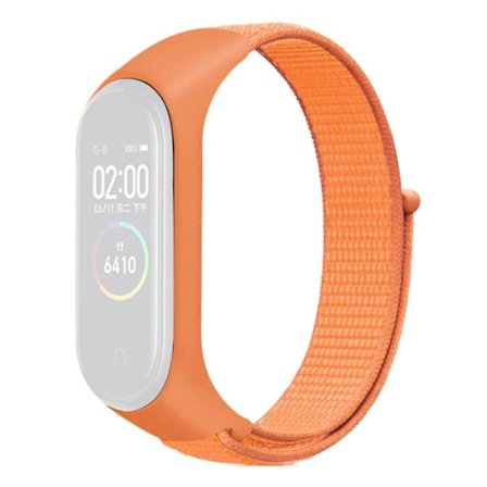 Xiaomi Mi Band 7 / 6 / 5 klockarmband i nylon - Papaya