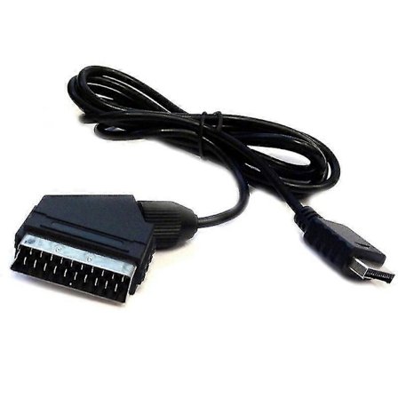 1.8m RGB Scart TV AV Ledningserstatning Tilkoblingskabel Kompatibel Sony Playstation PS2 3
