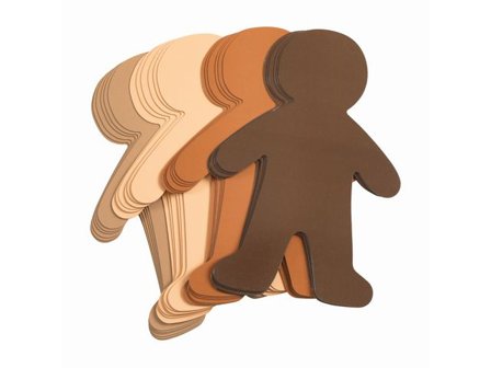 Kroppen med olika hudtoner 24/fp - Lyreco - Skola och förskola - Hobbymaterial - Pyssel