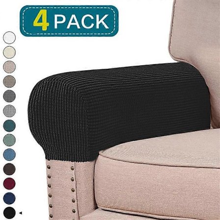 2/4-pack Stretch Armstödsskydd Spandex Armskydd för Stolar Soffa Fåtölj Överdrag för Vilstol Soffa [DB]
