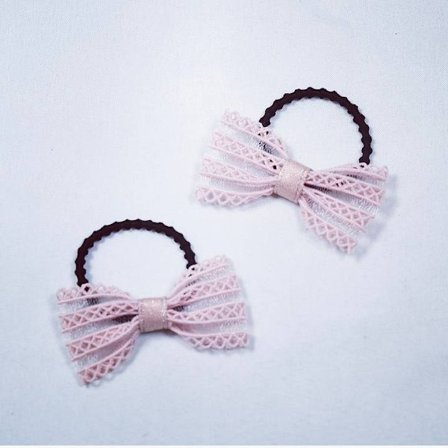 Hårbånd med blonde sløjfe, lilla, 2 stk. - Busy Lizzie