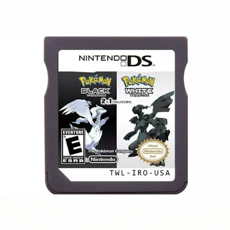 Modeller Klassiske Spill DS Kassett Konsoll Kort svart hvit 1