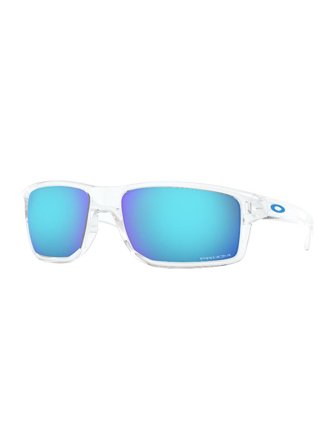 Oakley Performance Lifestyle Men's sunglasses with a frame made of plastic in transparent and lenses made of plastic in blue